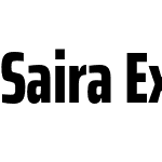 Saira ExtraCondensed