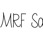 MRF Sabrina Hand Font