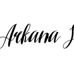 Arkana Script Rough