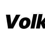 Volkart-BlackItalic