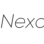 Nexa Thin Italic