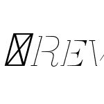 RevistaStencil-ThinItalic