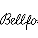Bellfort Script  Light