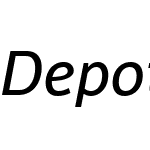 DepotNewW00-Italic