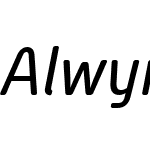 AlwynNewRoundedW00-Italic