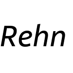 RehnW01-Italic