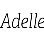 AdelleCondensedW01-ThinIt