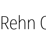 RehnCondensedW01-Thin