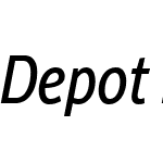 DepotNewCondensedW00-Italic