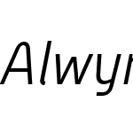 AlwynNewW00-LightItalic