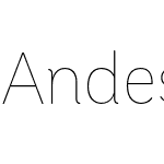 Andes Rounded