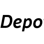 DepotNewW00-MediumItalic