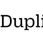 Duplicate Slab Regular