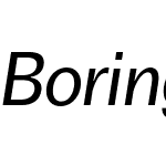 Boring Sans A Trial