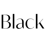 Blacker Sans Display Trial