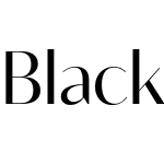 Blacker Sans Display Trial
