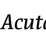 AcutaW01-BookItalic