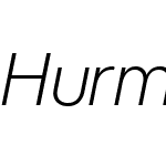 HurmeGeometricSans2W03-LtObl