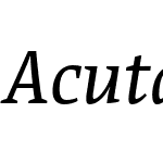 AcutaW01-LightItalic