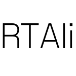 RT Alias Grotesk Light