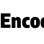 Encod3 Sans CondensedBlack