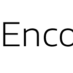 Encod3 Sans ExpandedLight
