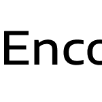 Encod3 Sans ExpandedMedium