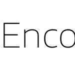 Encod3 Sans ExpandedThin