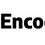 Encod3 Sans SemiCondensedExtraBold