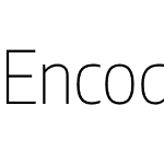 Encod3 Sans SemiCondensedThin