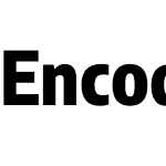 Encod3 Sans Condensed ExtraBold