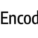 Encod3 Sans Condensed Medium