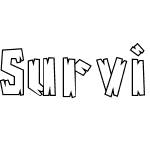 Survivor Wood Outline