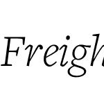 FreightTextProLight-Italic