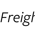 FreightSansProBook-Italic