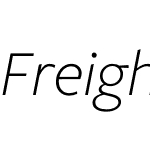 FreightSansProLight-Italic