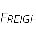 FreightSans-LightItalicSC