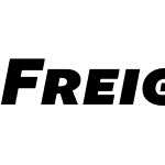 FreightSans-BlackItalicSC