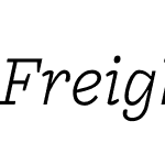 FreightMacroProLight-Italic