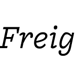 FreightMacroProBook-Italic