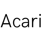 Acari Sans