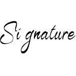 Signature