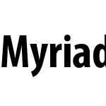 Myriad Pro Condensed