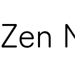 Zen Maru Gothic