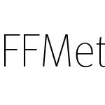 FF Meta Pro Thin