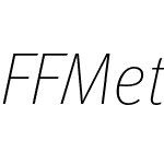 FF Meta Pro Thin