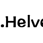 .Helvetica Neue Interface