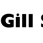 Gill Sans Extra Bold