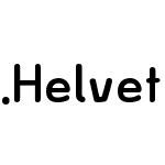 .Helvetica Neue Interface