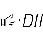 DIN2014-LightItalic